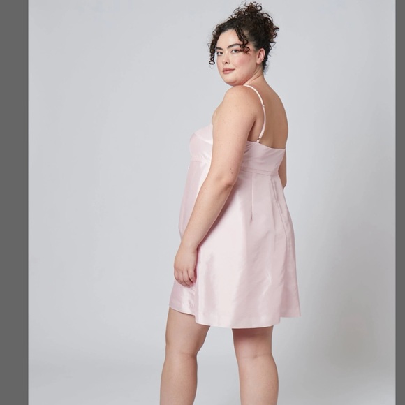 New Rachel Antonoff Champagne Tower Gwen Dress Sz 14 Pink - Picture 2 of 5